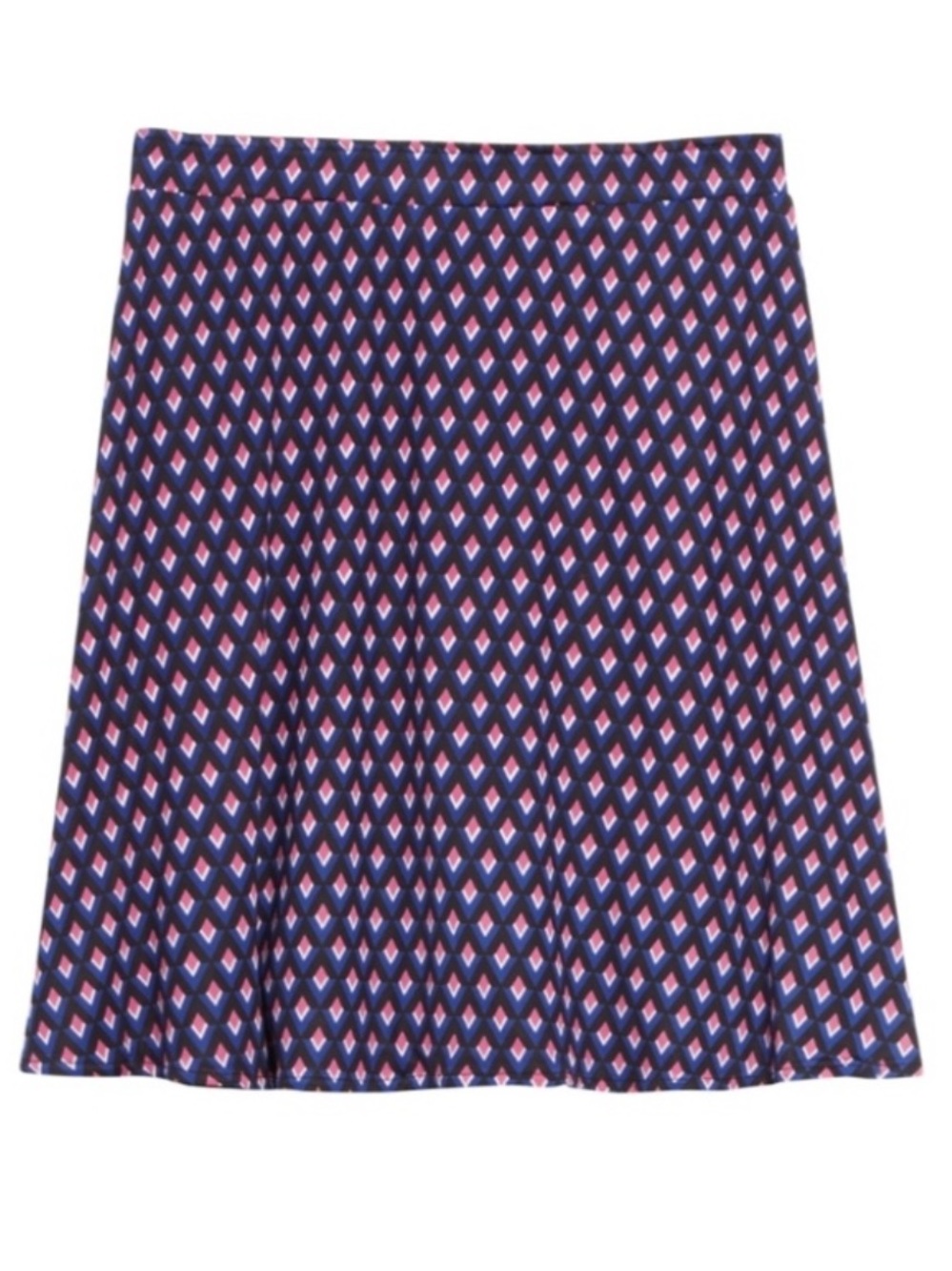 41 Hawthorn Abbie Reversible Skirt Diamond Print A Line